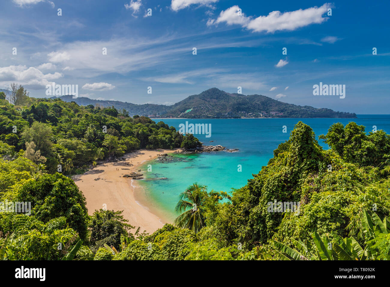 Laem Sing (Laemsing) Strand in Phuket, Thailand, Südostasien, Asien Stockfoto