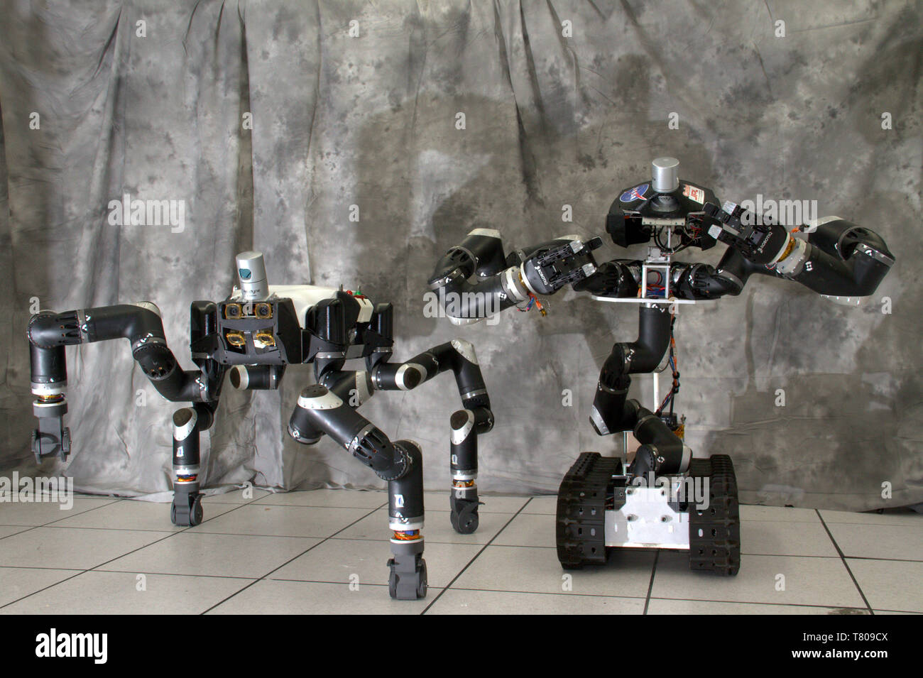 RoboSimian und Surrogat Stockfoto