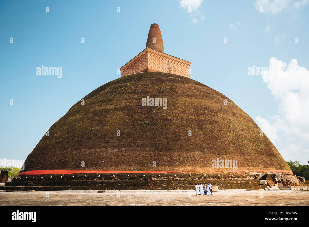 Abhayagiri Dagoba, Anuradhapura, UNESCO-Weltkulturerbe, North Central Province, Sri Lanka, Asien Stockfoto