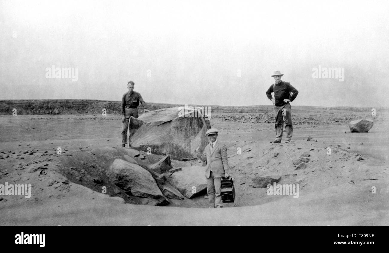 Auswurfmaterial Kilauea, 1924 Stockfoto