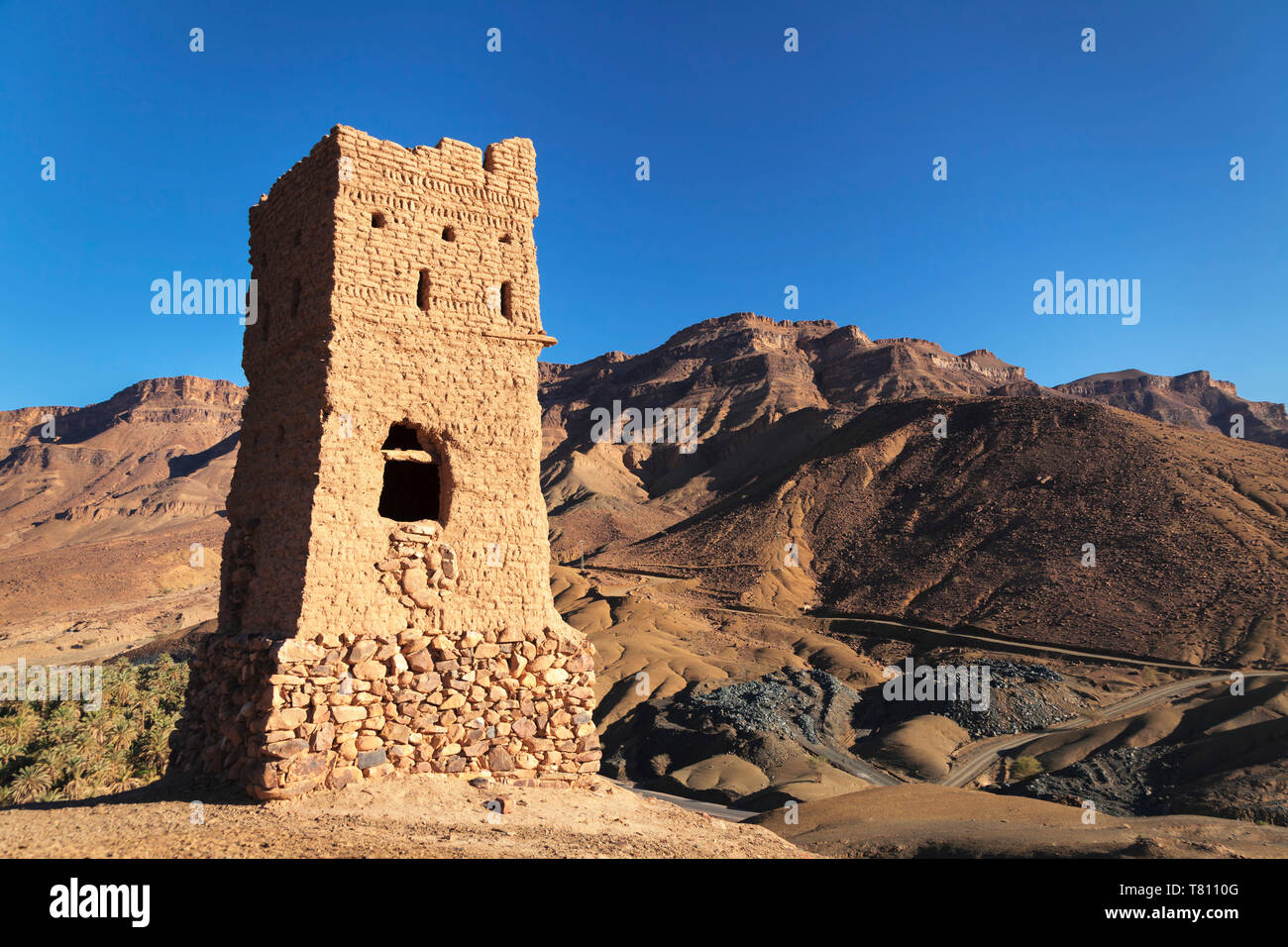 Draa Tal in der Nähe von Agdz, Atlas, Marokko, Nordafrika, Afrika Stockfoto