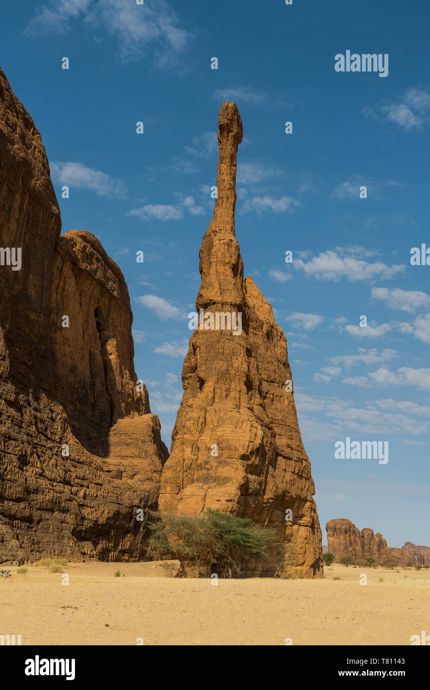 Ennedi Plateau, UNESCO-Weltkulturerbe, Region Ennedi, Tschad, Afrika Stockfoto