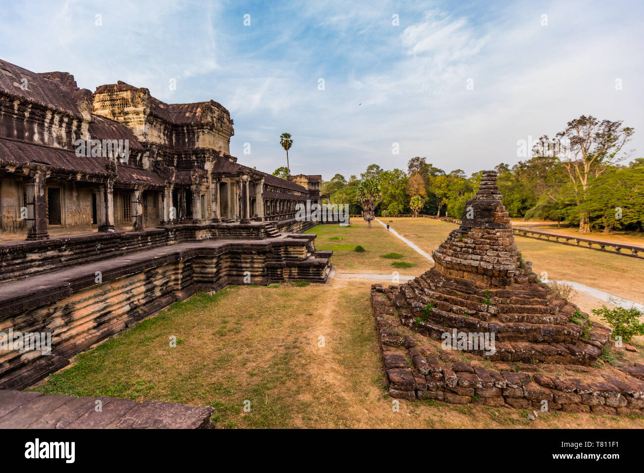 Angkor Wat Tempel, Angkor, Weltkulturerbe der UNESCO, Siem Reap, Kambodscha, Indochina, Südostasien, Asien Stockfoto