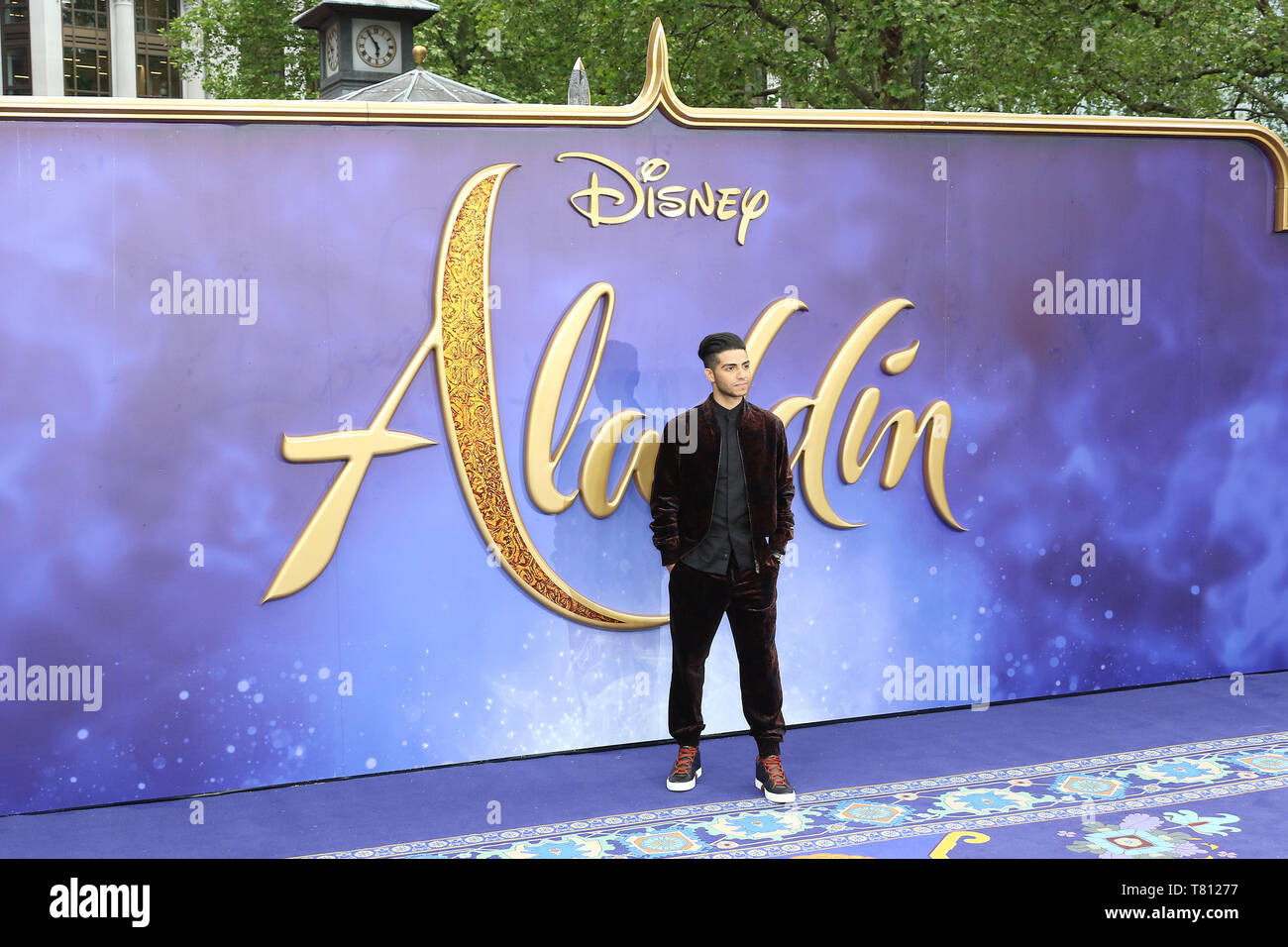 Mena Massoud, Aladdin - Europäische Gala, Leicester Square, London, UK, 09. Mai 2019, Foto von Richard Goldschmidt Stockfoto