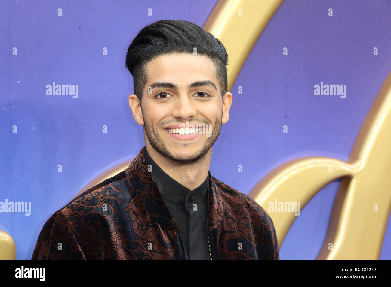 Mena Massoud, Aladdin - Europäische Gala, Leicester Square, London, UK, 09. Mai 2019, Foto von Richard Goldschmidt Stockfoto