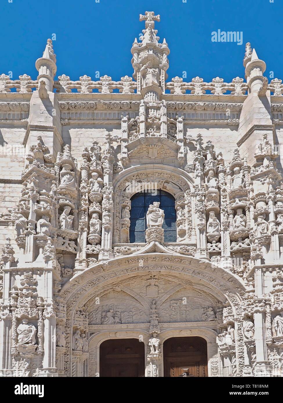 Hieronymus-kloster in Belém in Lissabon, Historisches Kloster in Portugal, die von der Unesco zum Weltkulturerbe gehört Stockfoto