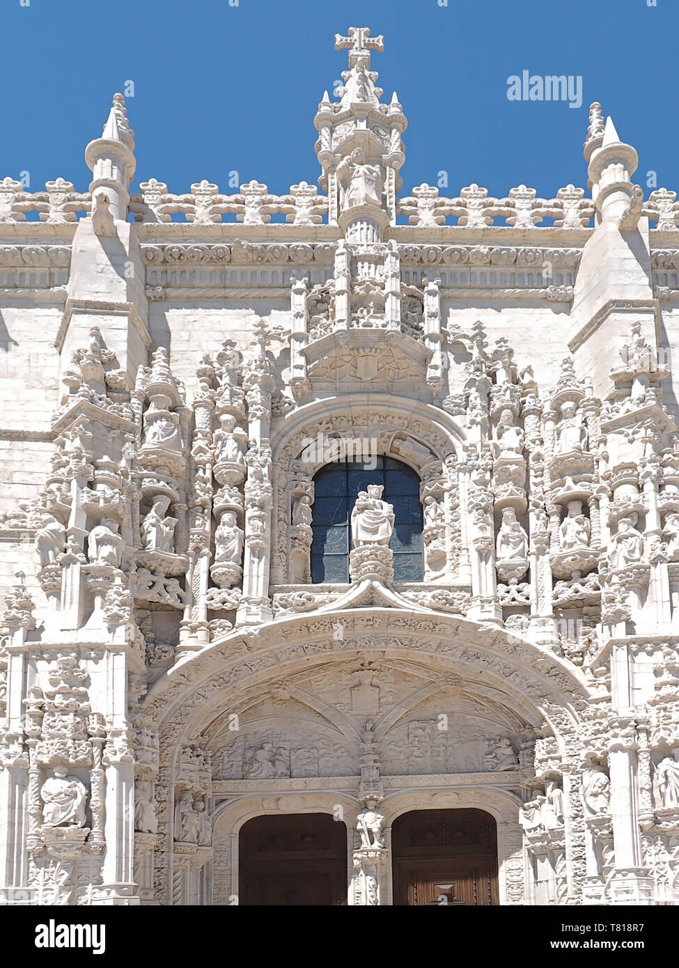 Hieronymus-kloster in Belém in Lissabon, Historisches Kloster in Portugal, die von der Unesco zum Weltkulturerbe gehört Stockfoto