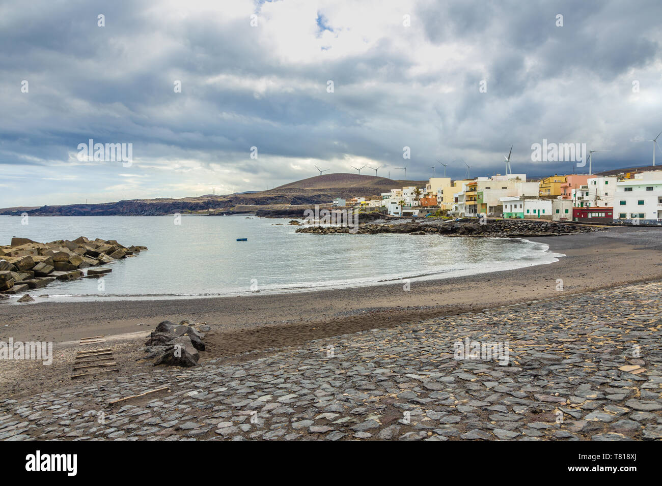 Die Küste bei der Ortschaft Las Eras. Teneriffa, Kanarische Inseln, Spanien Stockfoto