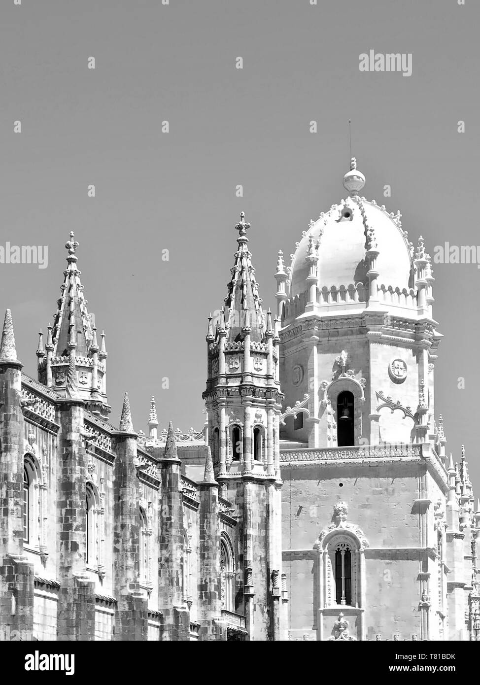 Hieronymus-kloster in Belém in Lissabon, Historisches Kloster in Portugal, die von der Unesco zum Weltkulturerbe gehört Stockfoto