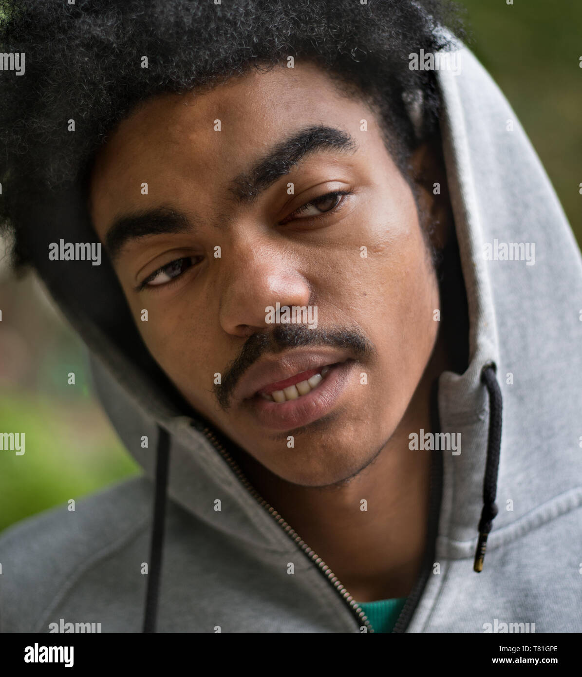 Street Portrait in Philadelphia, Pennsylvania, Stockfoto