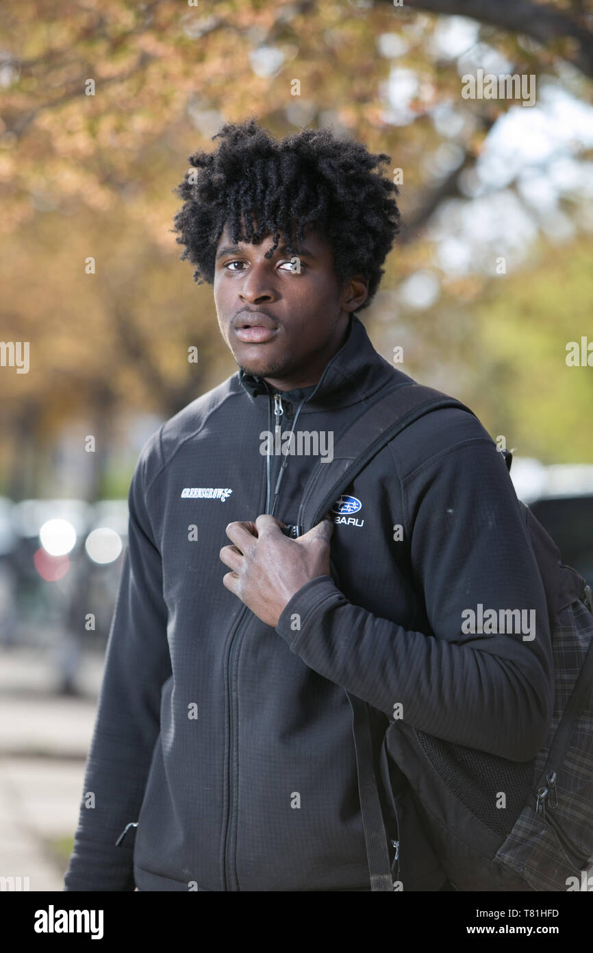 Street Portrait in Philadelphia, Pennsylvania, Stockfoto