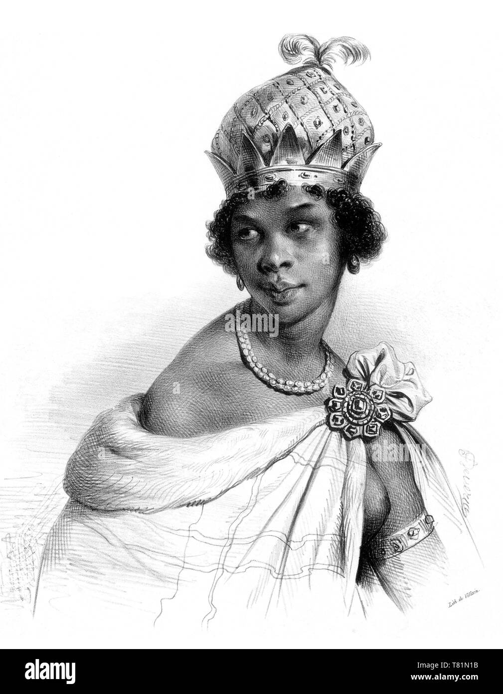 Ana Nzinga, angolanische Königin Stockfoto