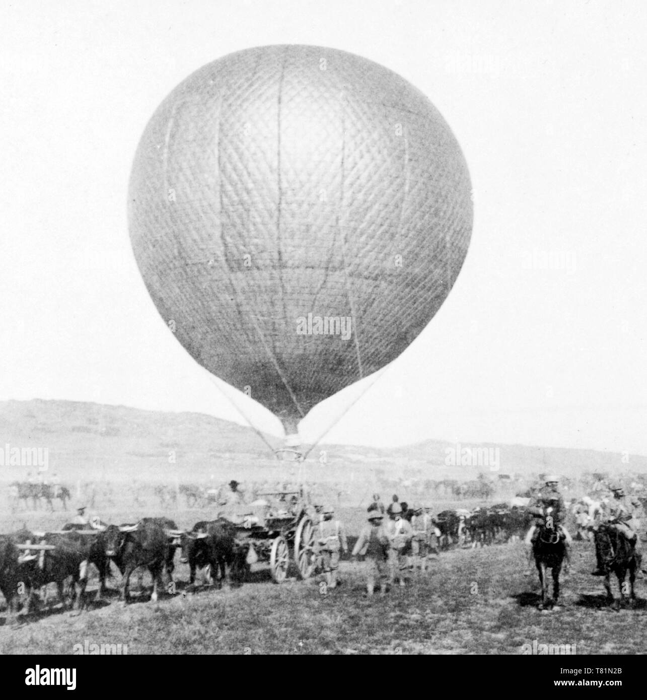Burenkrieg, Ballon Korps, 1900 Stockfoto