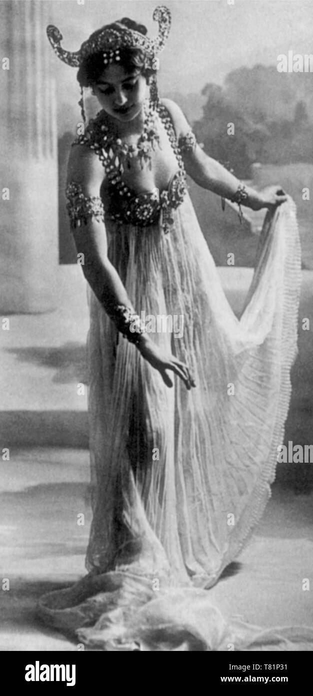 Mata Hari, Niederländische exotische Tänzerin und Kurtisane Stockfoto