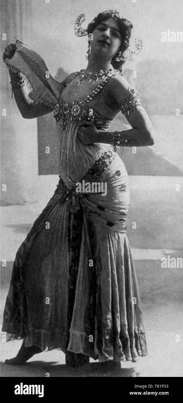 Mata Hari, Niederländische exotische Tänzerin und Kurtisane Stockfoto