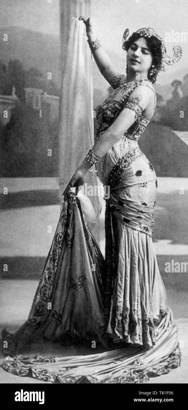 Mata Hari, Niederländische exotische Tänzerin und Kurtisane Stockfoto