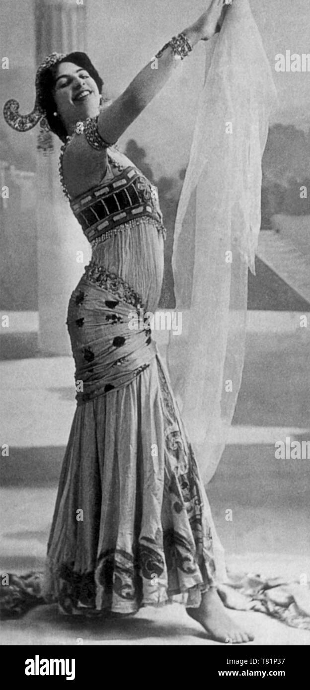 Mata Hari, Niederländische exotische Tänzerin und Kurtisane Stockfoto