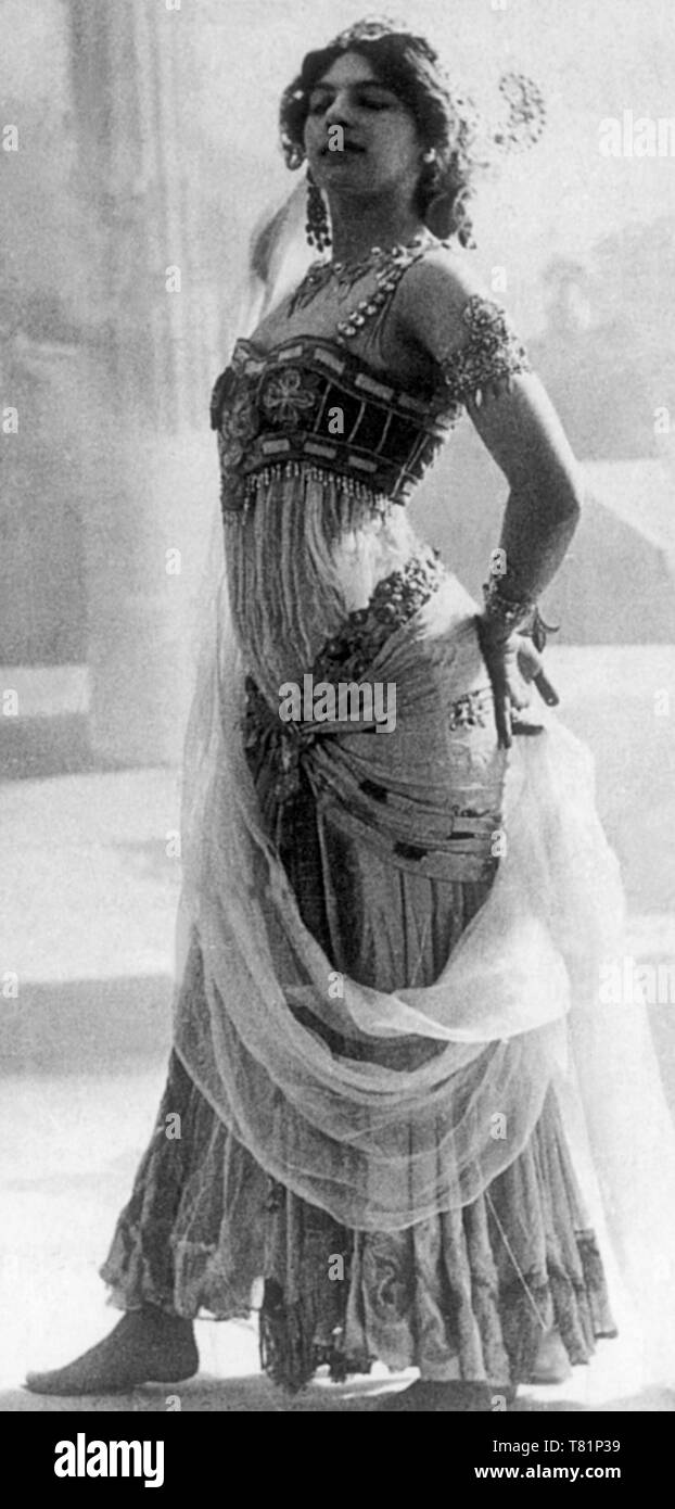Mata Hari, Niederländische exotische Tänzerin und Kurtisane Stockfoto