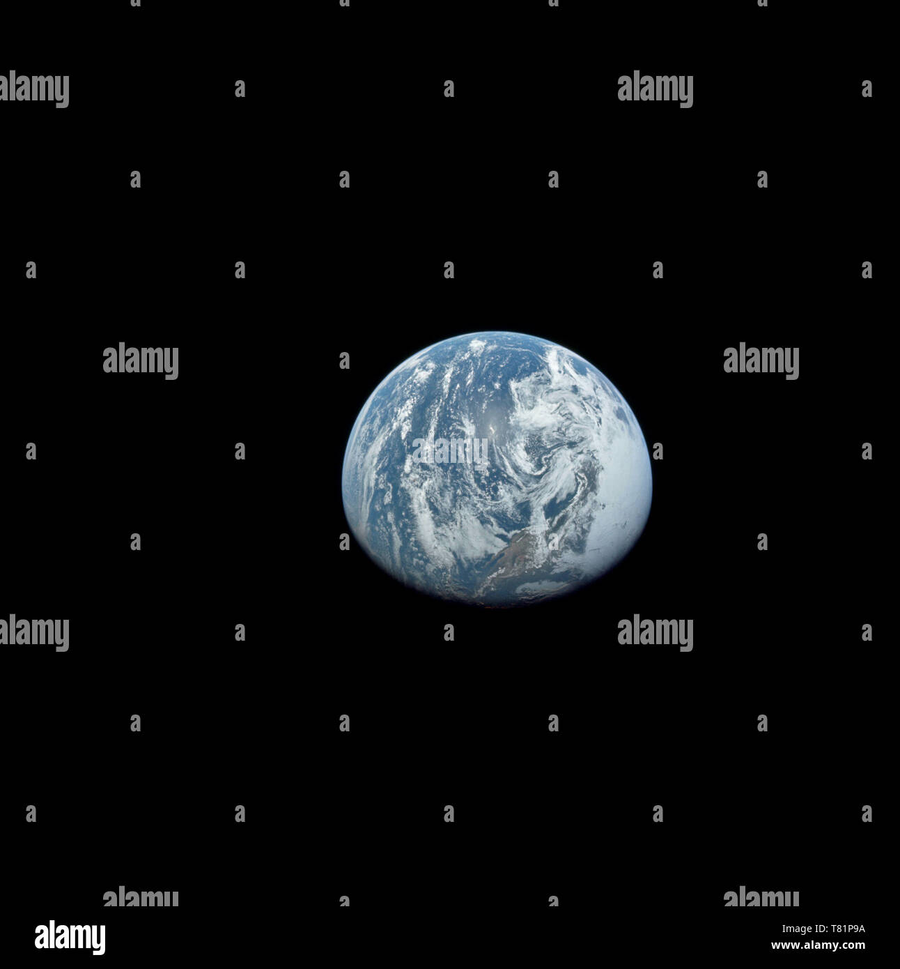 Die Erde aus dem All, Apollo 10. Stockfoto