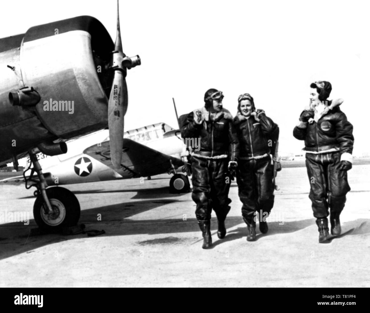 Weltkrieg, Frauen Airforce Service Piloten Stockfoto