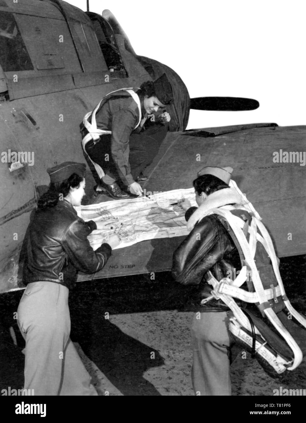 Weltkrieg, Frauen Airforce Service Piloten Stockfoto