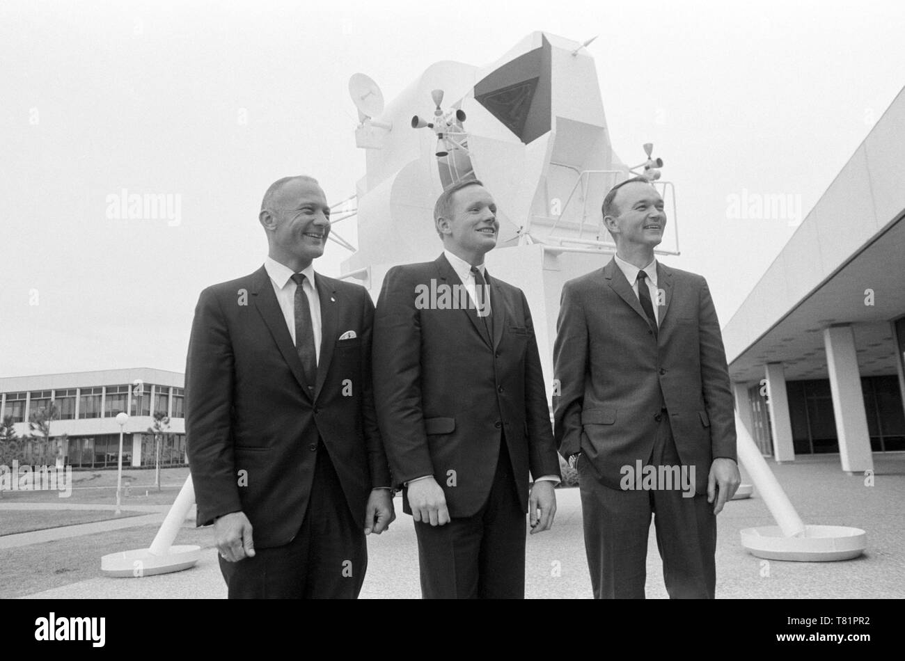 Die NASA kündigt an Apollo 11 Prime Crew, 1969 Stockfoto