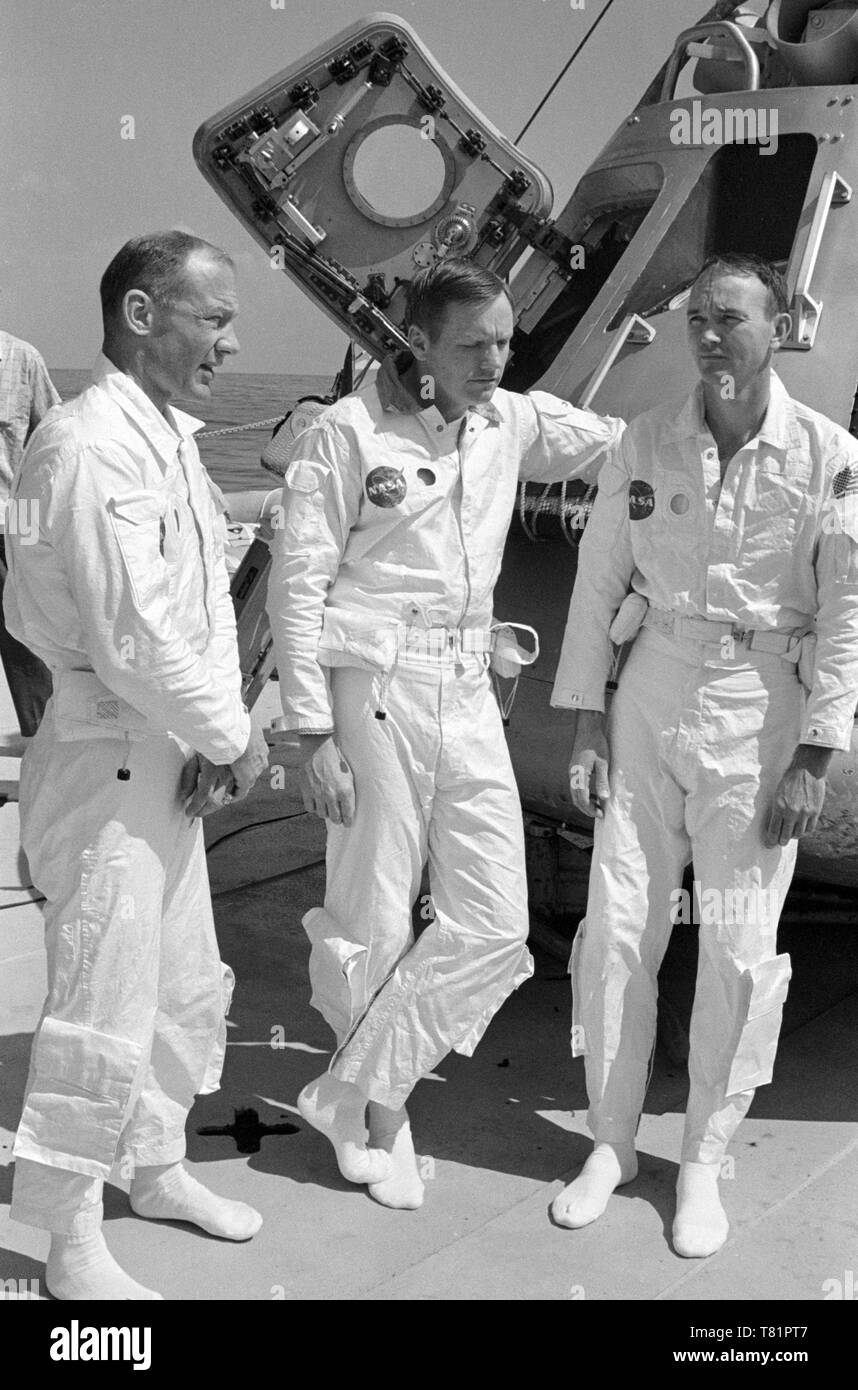 Apollo 11 Prime Crew, 1969 Stockfoto