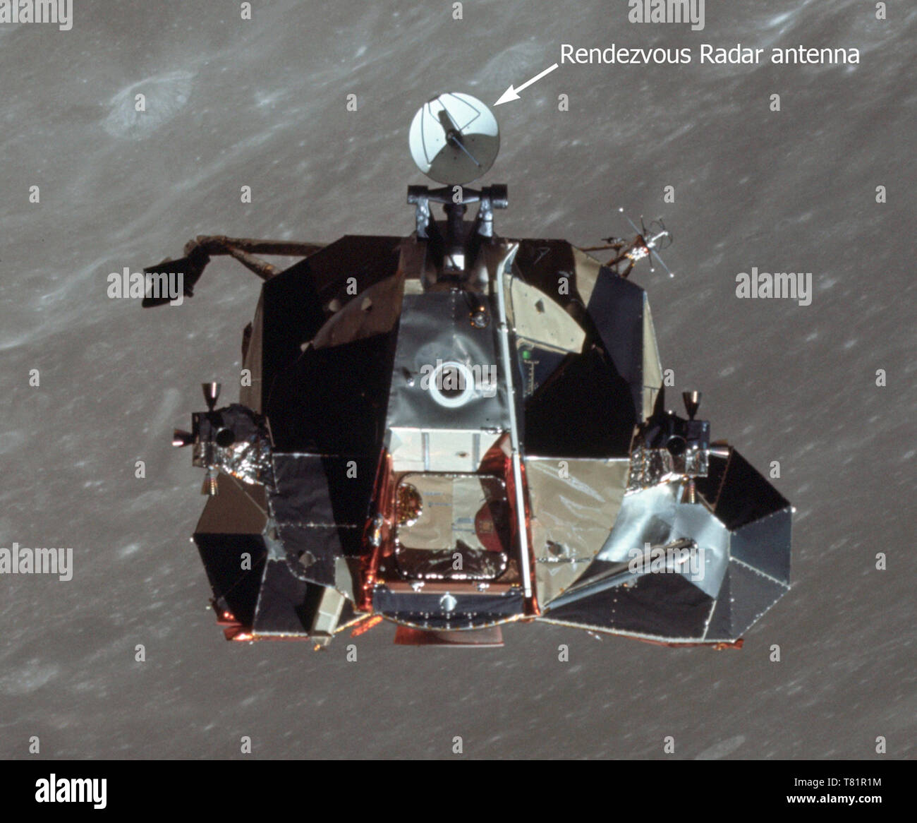 Apollo 11 Lunar Module Aufstieg, 1969 Stockfoto