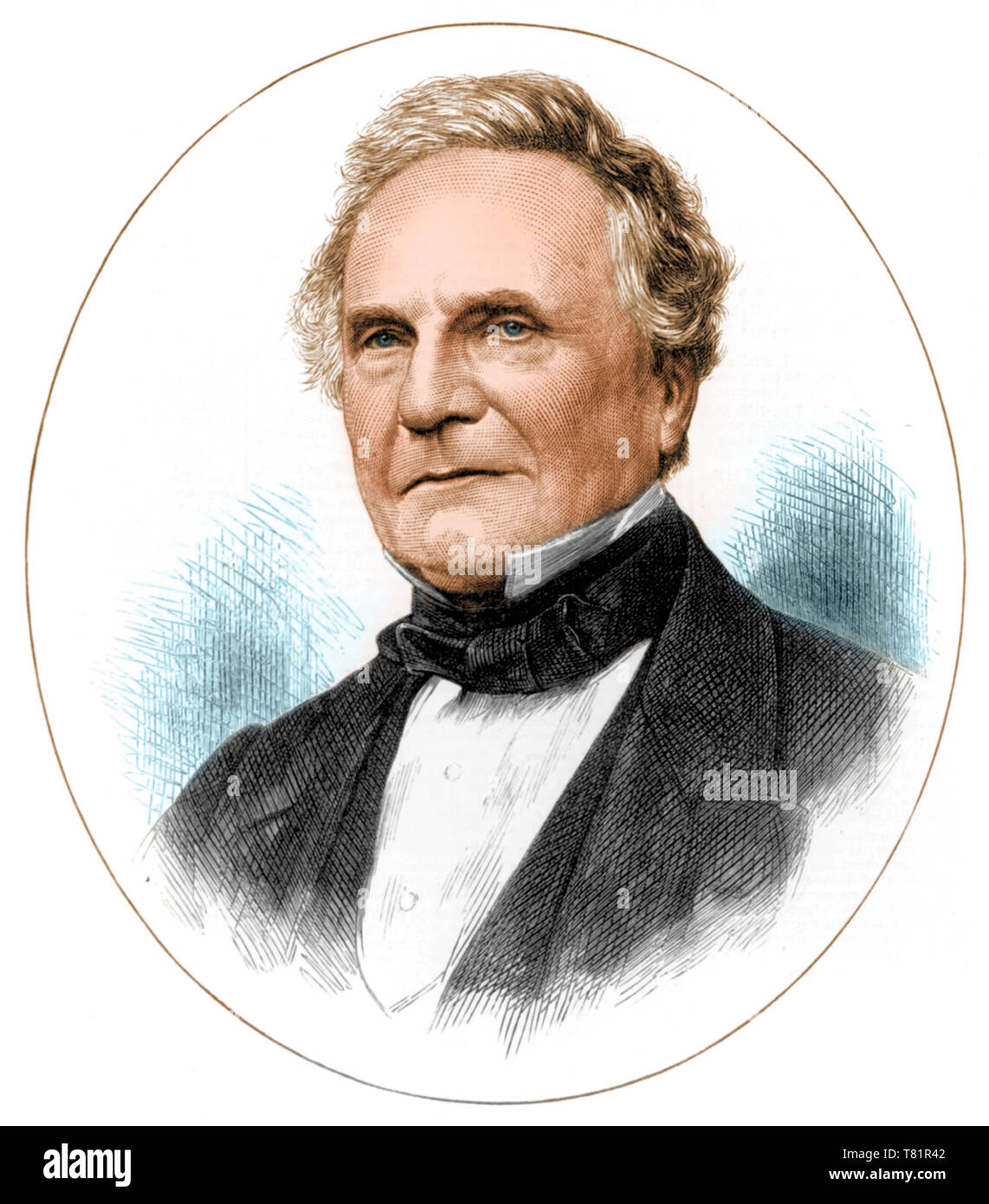 Charles Babbage, englischer Informatiker Stockfoto