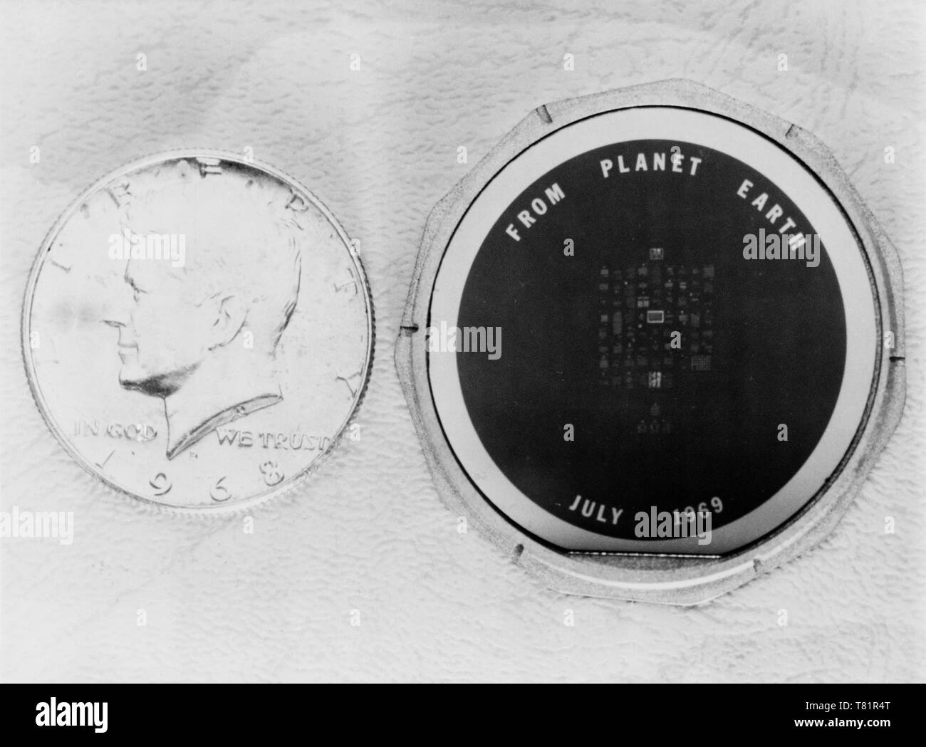Apollo 11, vom Planeten Erde, 1969 Stockfoto