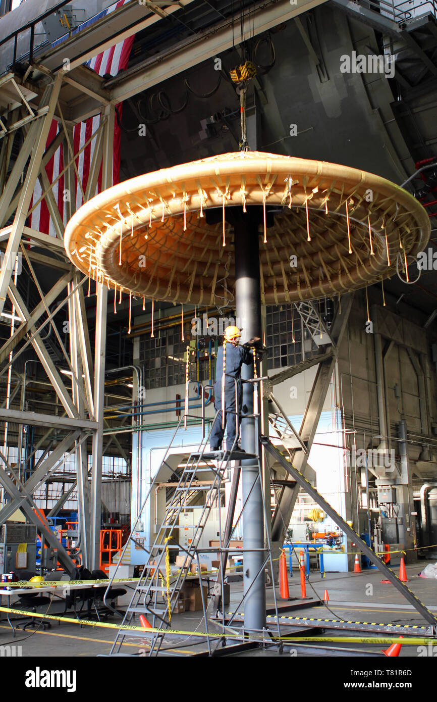 HIAD Inflation Test Stockfoto