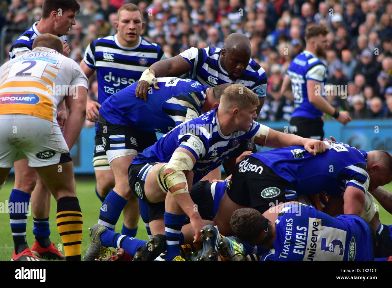 Badewanne Rugby v Wespen, Mai 2019 Stockfoto