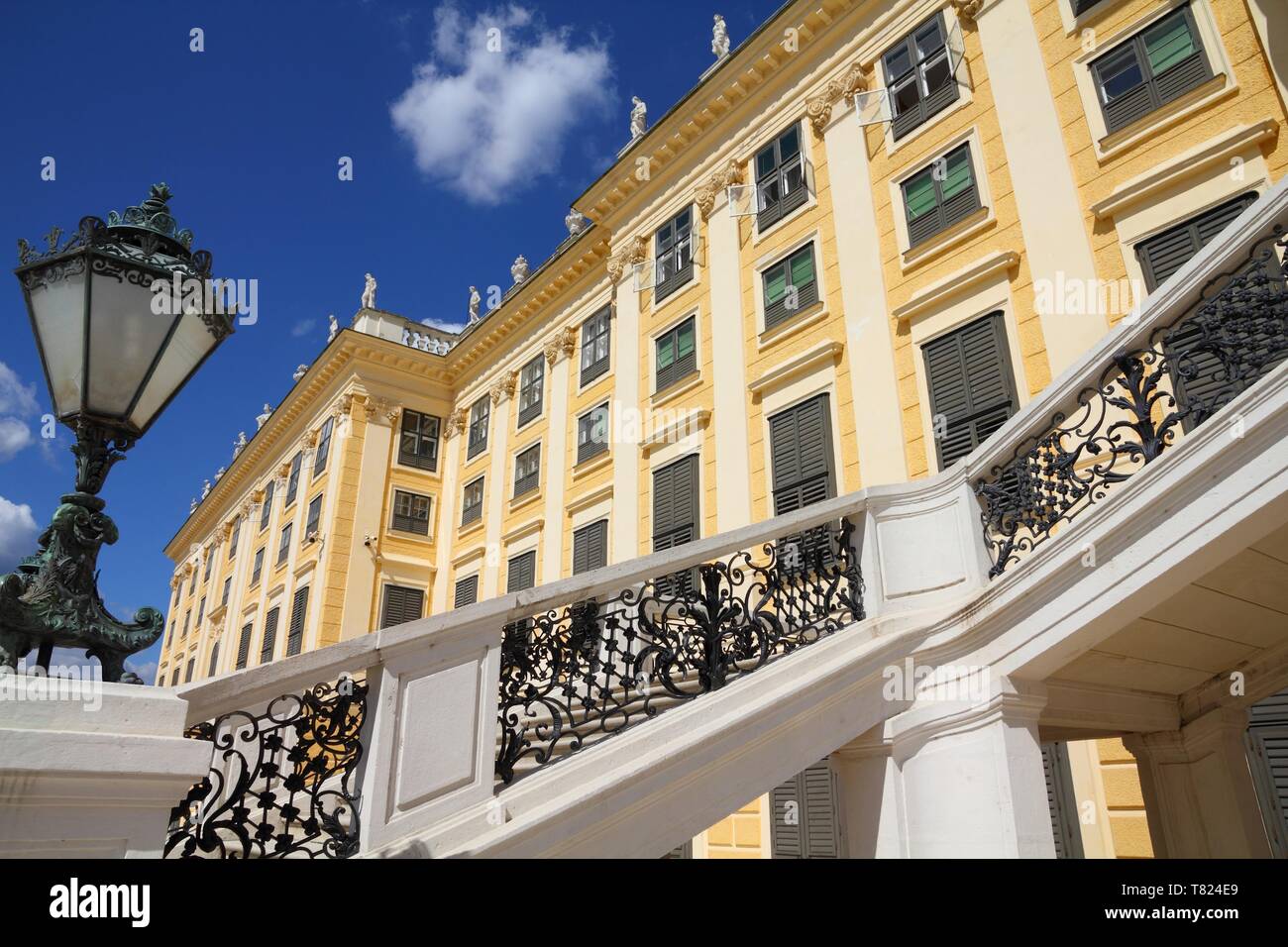 Wien - Schönbrunn, ein UNESCO-Weltkulturerbe. Stockfoto