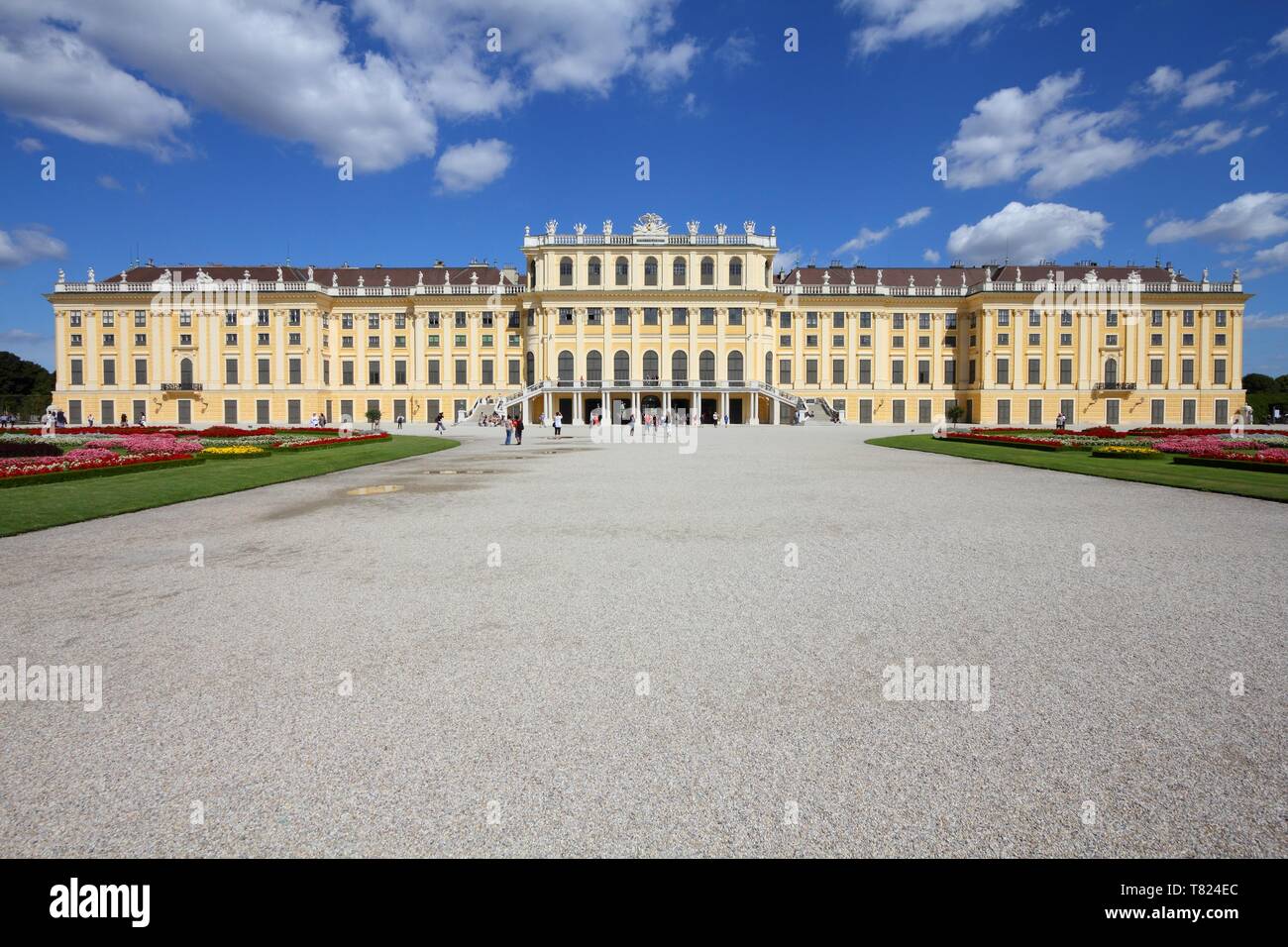 Wien - Schönbrunn, ein UNESCO-Weltkulturerbe. Stockfoto