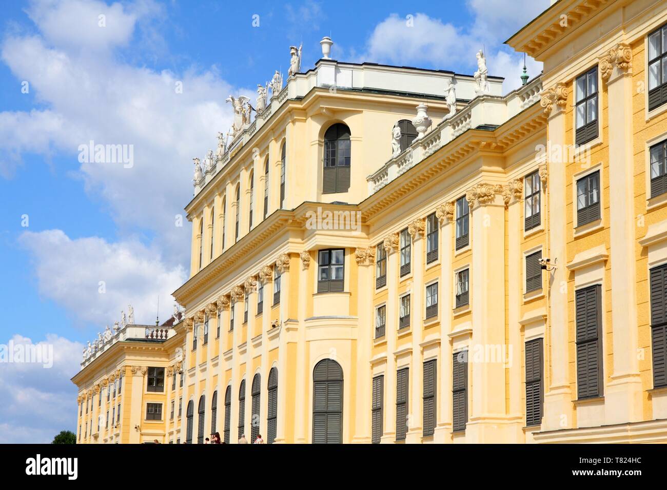 Wien - Schönbrunn, ein UNESCO-Weltkulturerbe. Stockfoto
