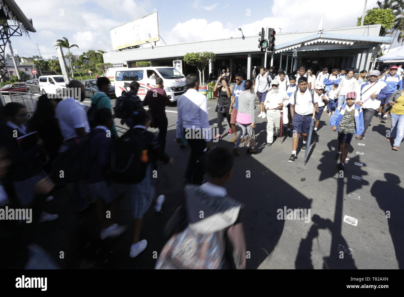 Curepipe, Jan Palach Square Nord, Curepipe Stockfoto