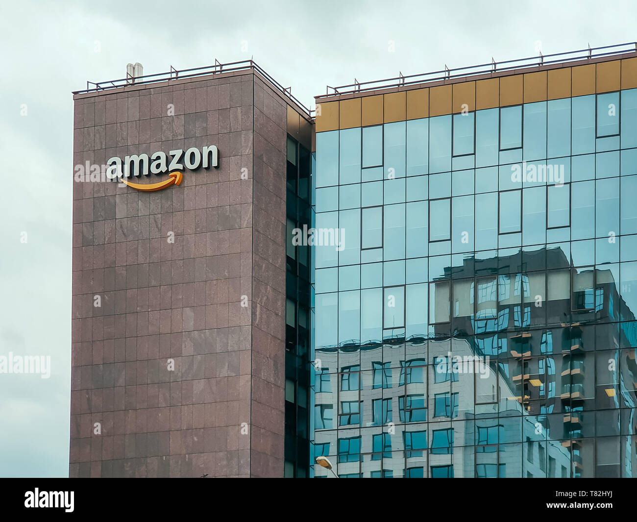 IASI, Rumänien - 05.Mai 2019: Amazon amerikanischen Multinationalen in Seattle, Washington ist ein E-Commerce, Cloud Computing und Künstliche Intelligenz Stockfoto