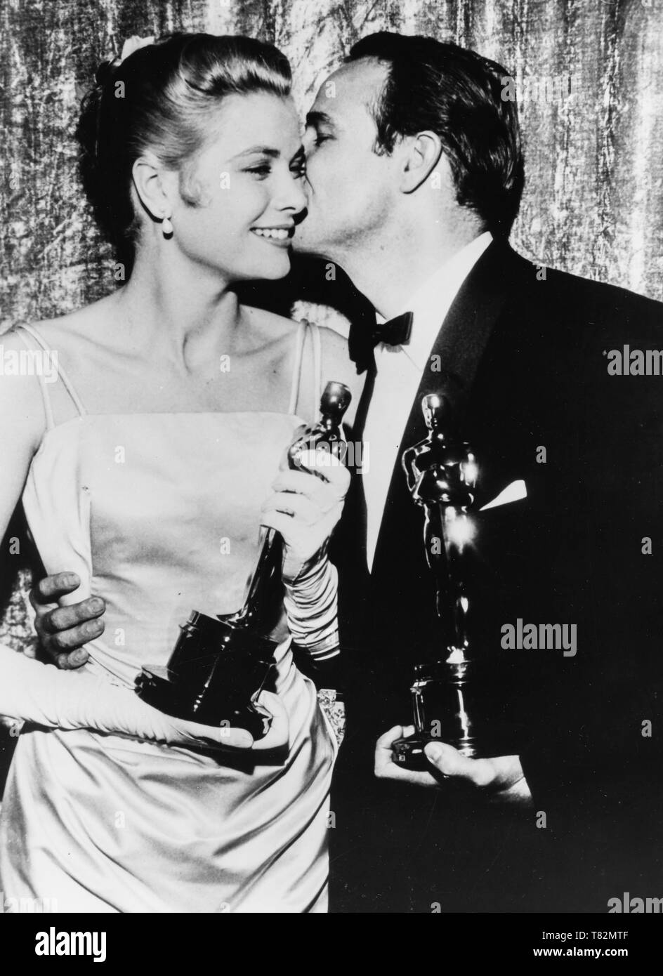 Marlon Brando, Grace Kelly, Academy Awards, 1954 Stockfoto