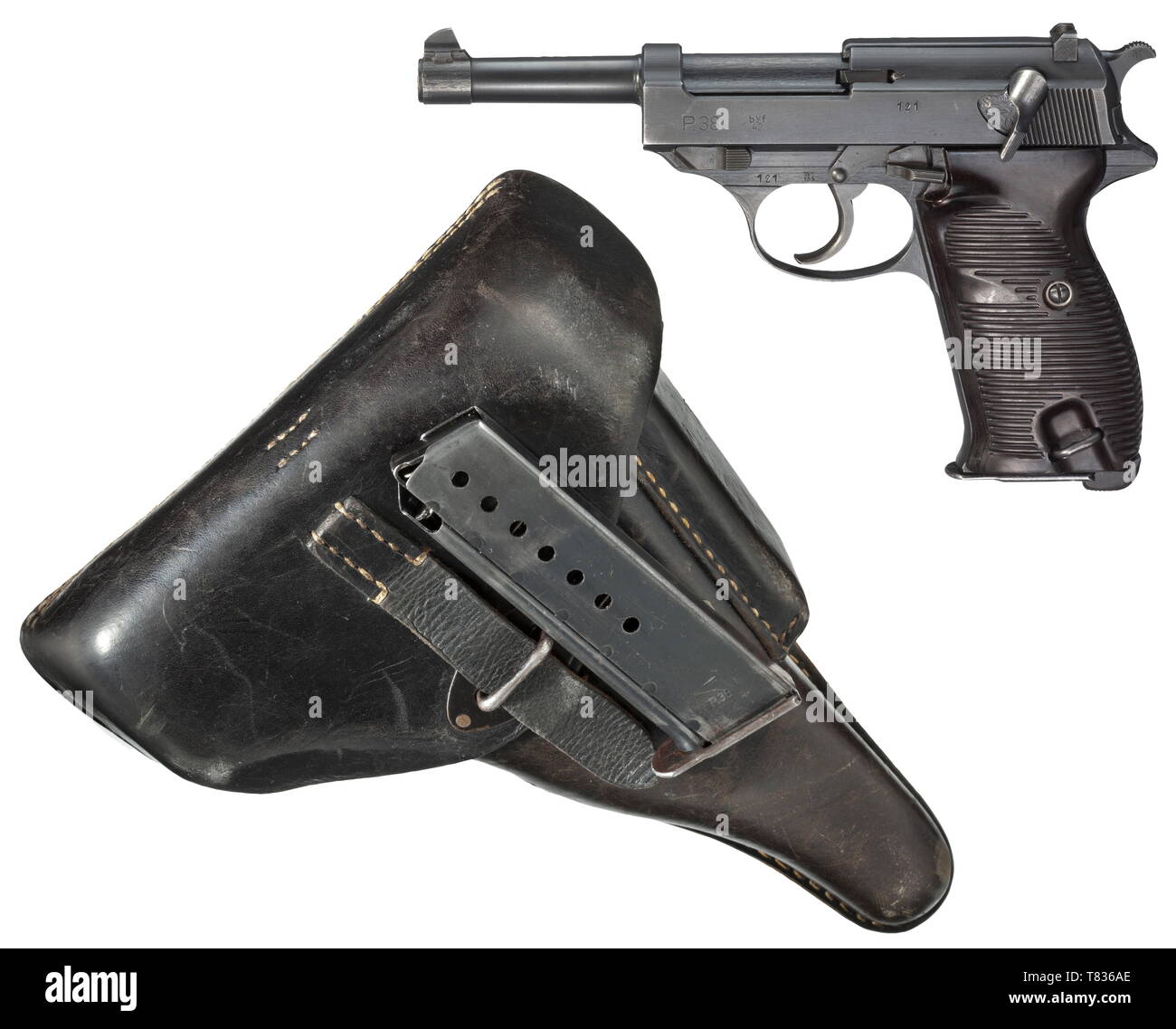 Eine Mauser P38 Code Byf 42 Mit Holster Cal 9 Mm Parabellum Nein 121 Ubereinstimmende Nummern Matt Bohrung Verschiedene Akzeptanzzeichen Eagle 135 Auch Auf Die Meisten Der Kleinen Teile Nur Signal Pin Mit