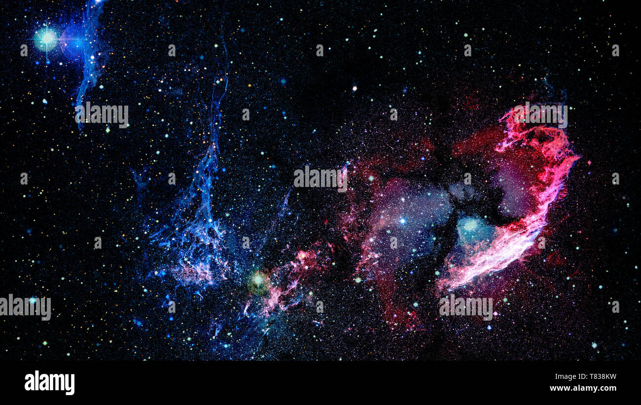 Weltraum Art Nebel, Galaxien und Sterne in einer schönen Komposition. Elemente dieses Bild von der NASA eingerichtet Stockfoto