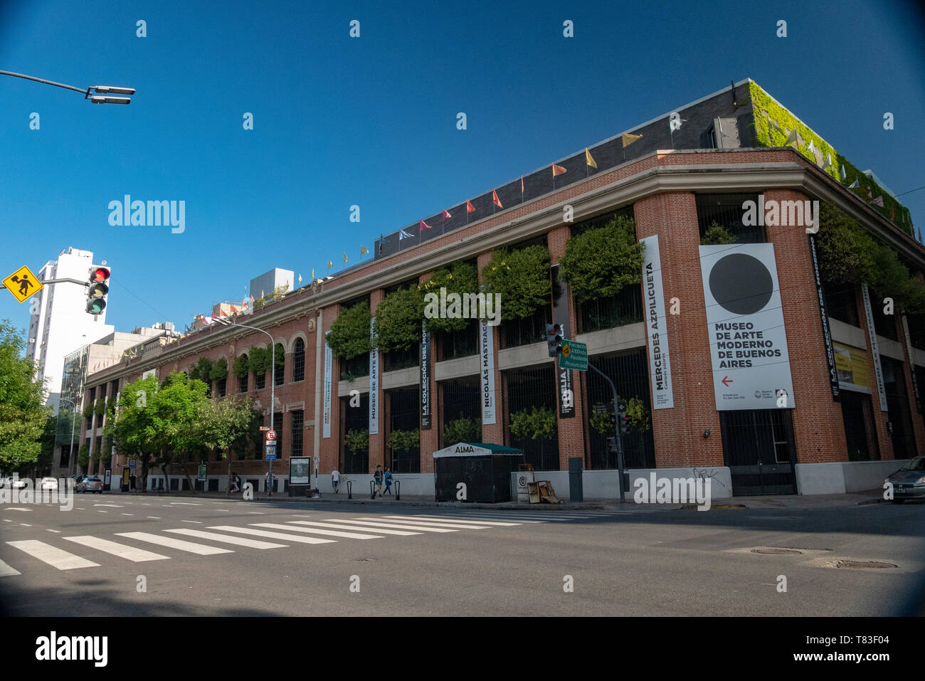 In den symbolträchtigen Viertel San Telmo, das Museum der Modernen Kunst (MAMBA) Exponate Argentinische und internationale Werke der Kunst. Stockfoto