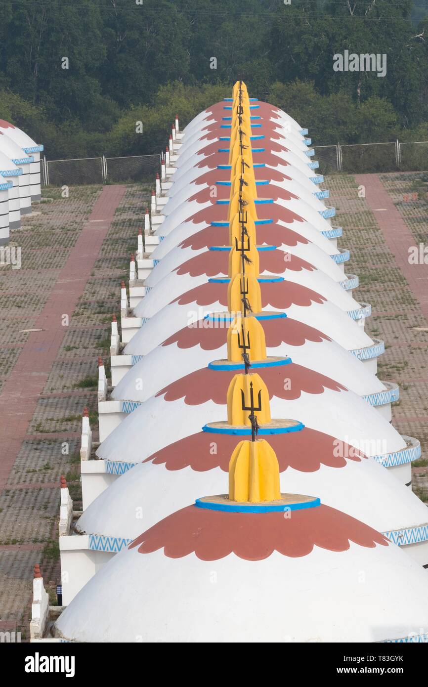 China, Innere Mongolei, Provinz Hebei, Zhangjiakou, Bashang Grasland, Hotel mit jurten Stockfoto