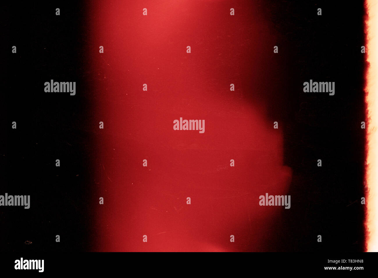 Abstrakter film Textur Hintergrund mit Getreide, Staub und leichte Undichtigkeit Stockfoto