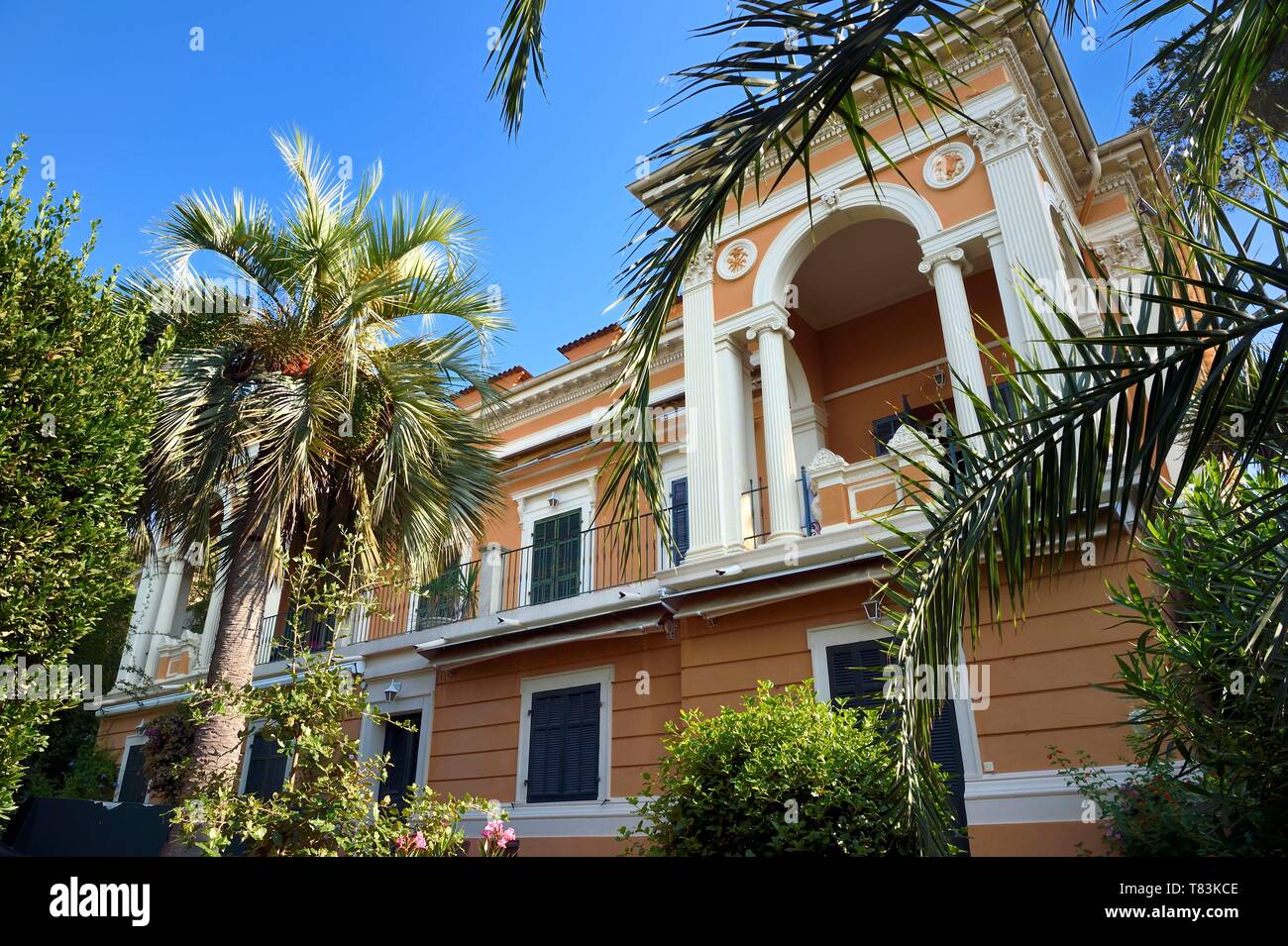 Frankreich, Var, Saint Raphael, die Palladianischen Stil Villa Auble vom Architekten Pierre Auble Stockfoto