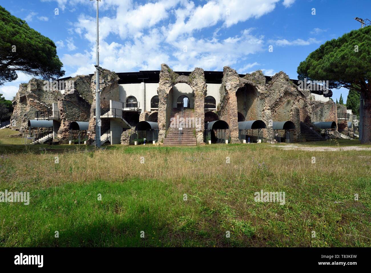 Frankreich, Var, Frejus, Forum Julii, 1. Jahrhundert Amphitheater und Arena Stockfoto