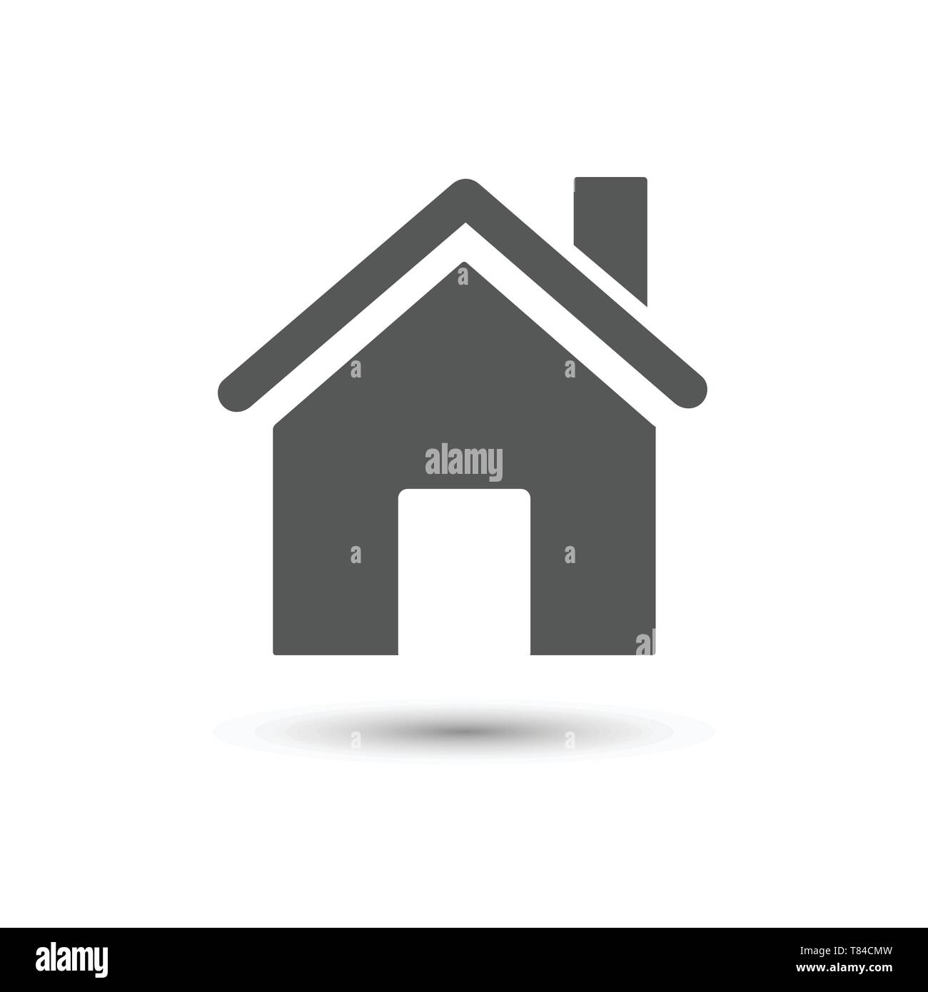 Haus Symbol. Vector Illustration Stock Vektor