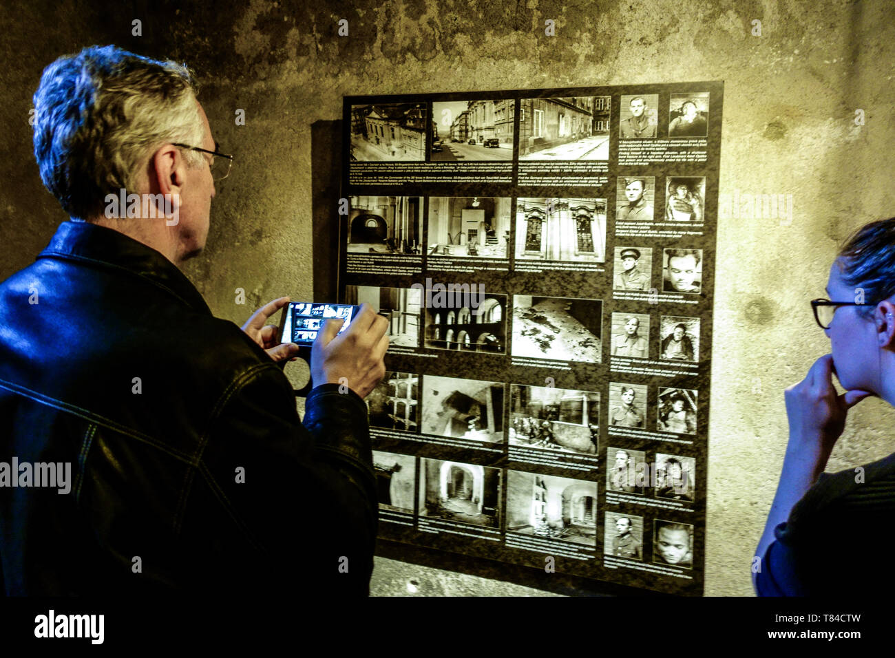 Krypta unter der Kirche der hll. Cyrill und Methodius die letzten Versteck von sieben Tschechoslowakischen Fallschirmjäger, Heydrich, Prag ermordet wurde. Stockfoto