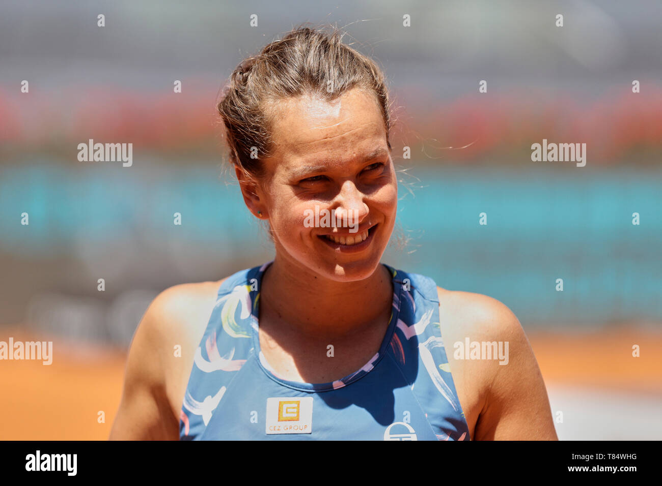 Madrid, Spanien. 11. Mai 2019. Barbora Strycova während der Mutua Madrid Open Masters Match am Tag acht bei Caja Magica in Madrid gesehen. Credit: SOPA Images Limited/Alamy leben Nachrichten Stockfoto