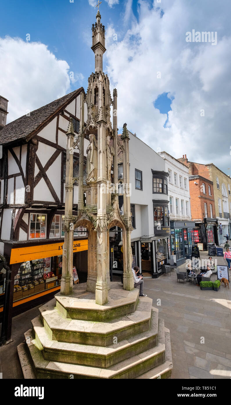 Buttercross in Winchester, Hampshire, UK Stockfoto