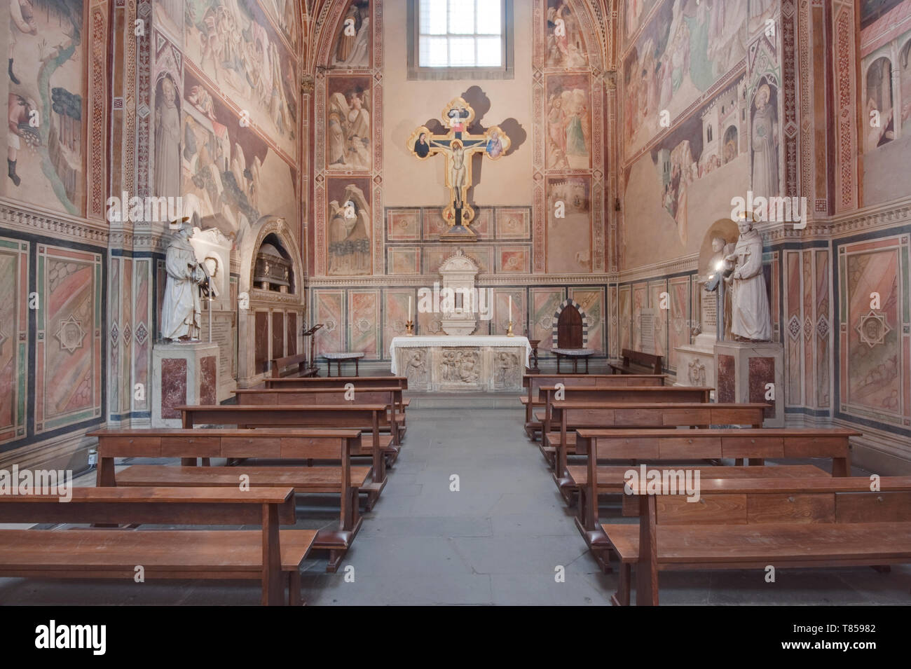 Basilika Santa Croce Kapelle Stockfoto